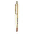 Metal Push Action Bullet Lead Pencil